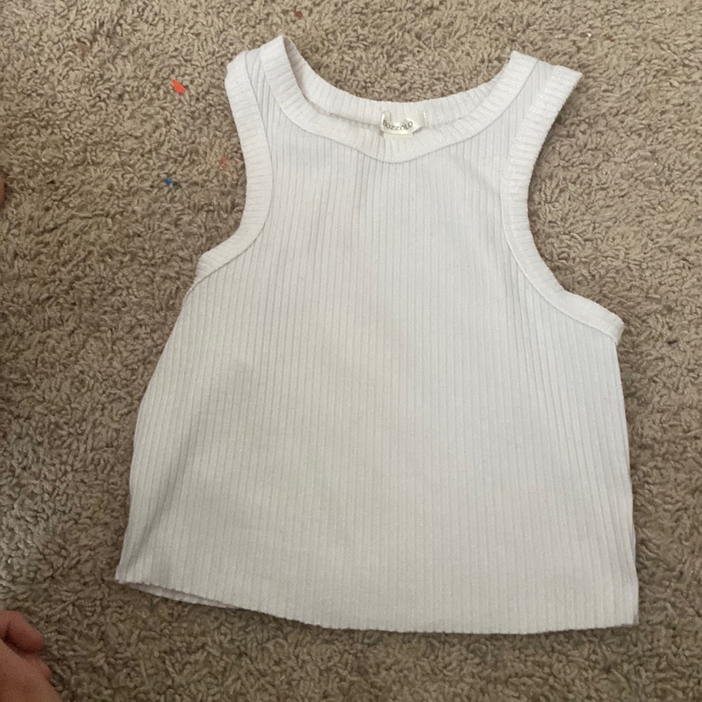 White crop top